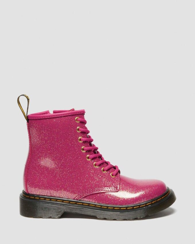 JUNIOR 1460 GLITTER PATENT LEATHER BOOTS JUNIOR 1460 GLITTER PATENT LEATHER BOOTS
