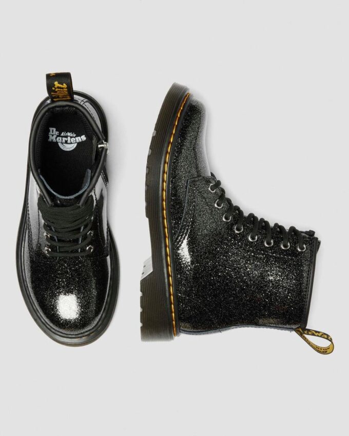 JUNIOR 1460 GLITTER PATENT LEATHER BOOTS JUNIOR 1460 GLITTER PATENT LEATHER BOOTS
