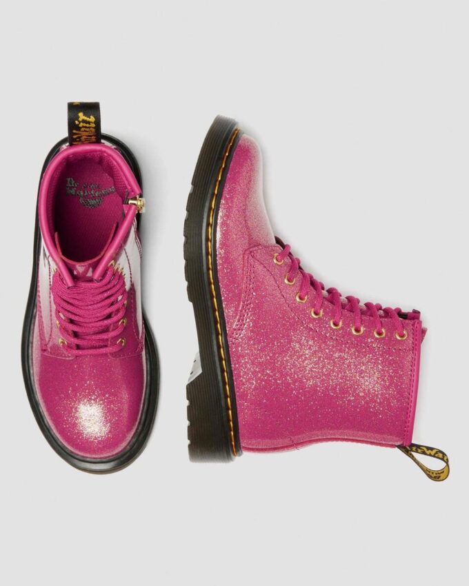 JUNIOR 1460 GLITTER PATENT LEATHER BOOTS JUNIOR 1460 GLITTER PATENT LEATHER BOOTS