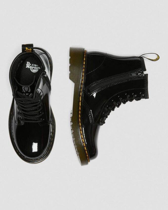 Junior 1460 Patent Leather Lace Up Boots Junior 1460 Patent Leather Lace Up Boots