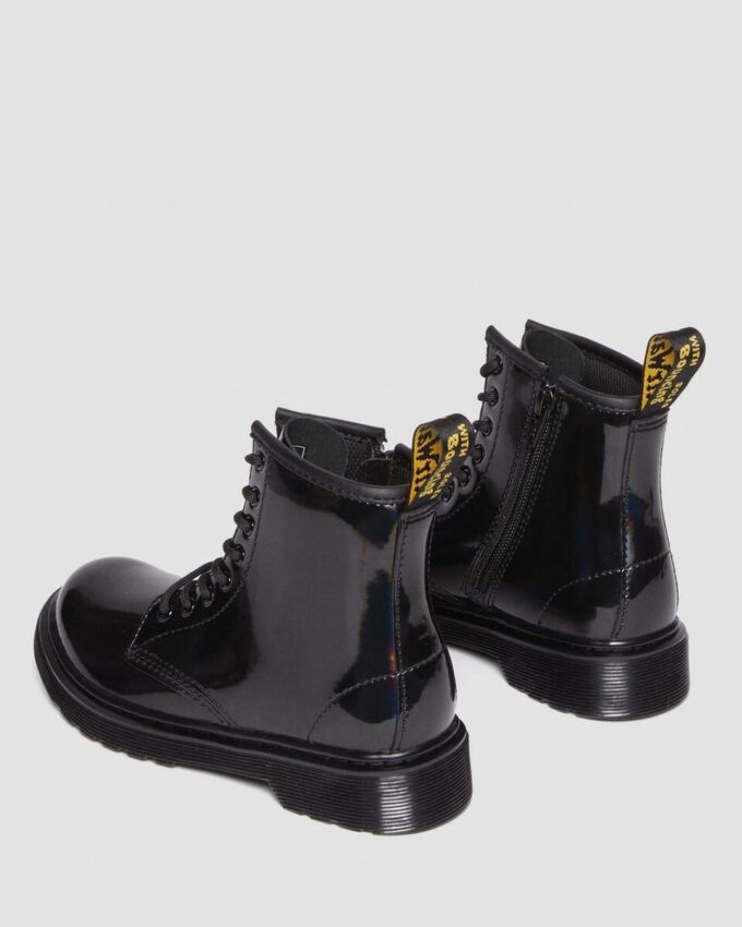 JUNIOR 1460 RAINBOW Patent Leather Lace Up Boots JUNIOR 1460 RAINBOW Patent Leather Lace Up Boots