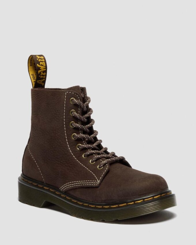JUNIOR 1460 Tumbled Nubuck Boots JUNIOR 1460 Tumbled Nubuck Boots