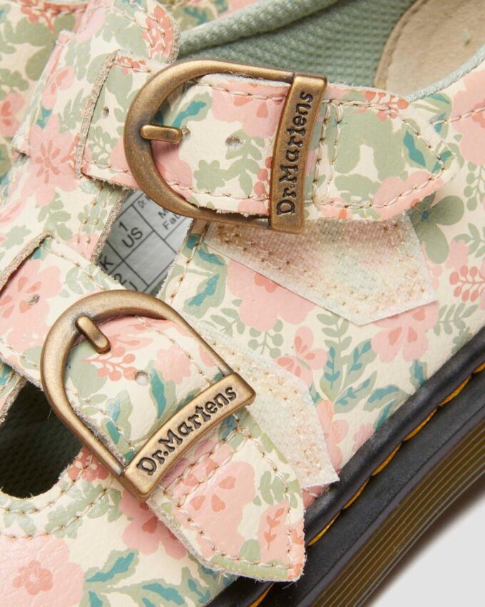 Junior 8053 Floral Leather Mary Jane Shoes Junior 8053 Floral Leather Mary Jane Shoes