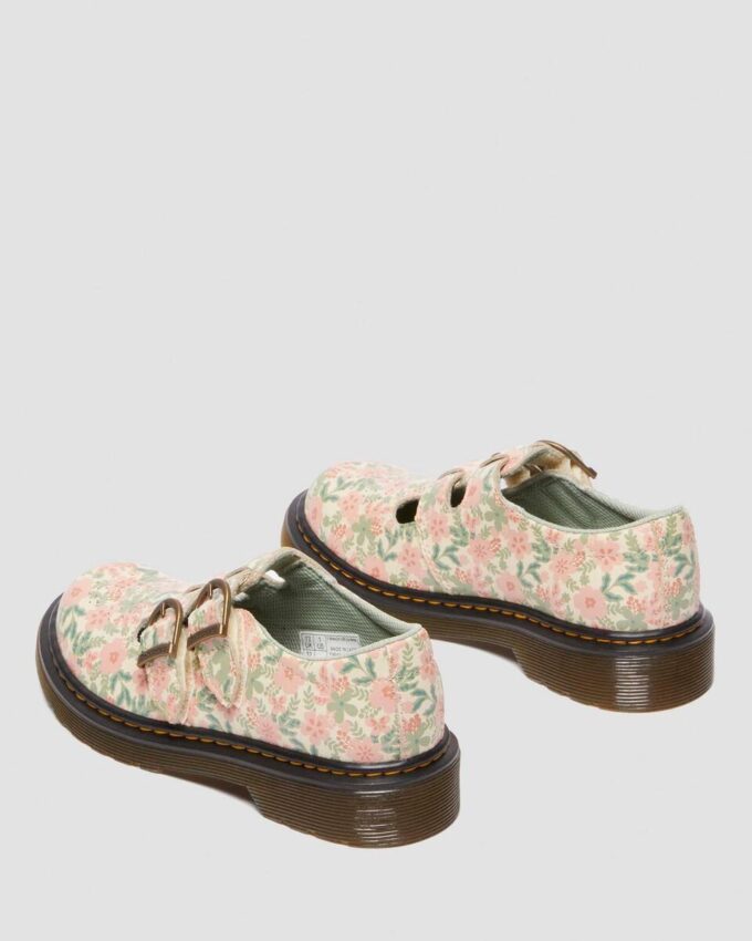 Junior 8053 Floral Leather Mary Jane Shoes Junior 8053 Floral Leather Mary Jane Shoes