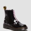 Junior Heart Nappa Patent Leather Pull-on Boots Junior Heart Nappa Patent Leather Pull-on Boots
