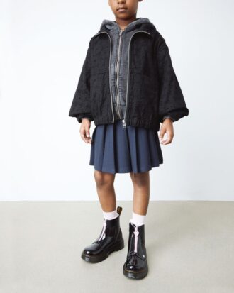Junior Heart Nappa Patent Leather Pull-on Boots