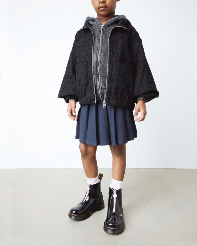 Junior Heart Nappa Patent Leather Pull-on Boots Junior Heart Nappa Patent Leather Pull-on Boots