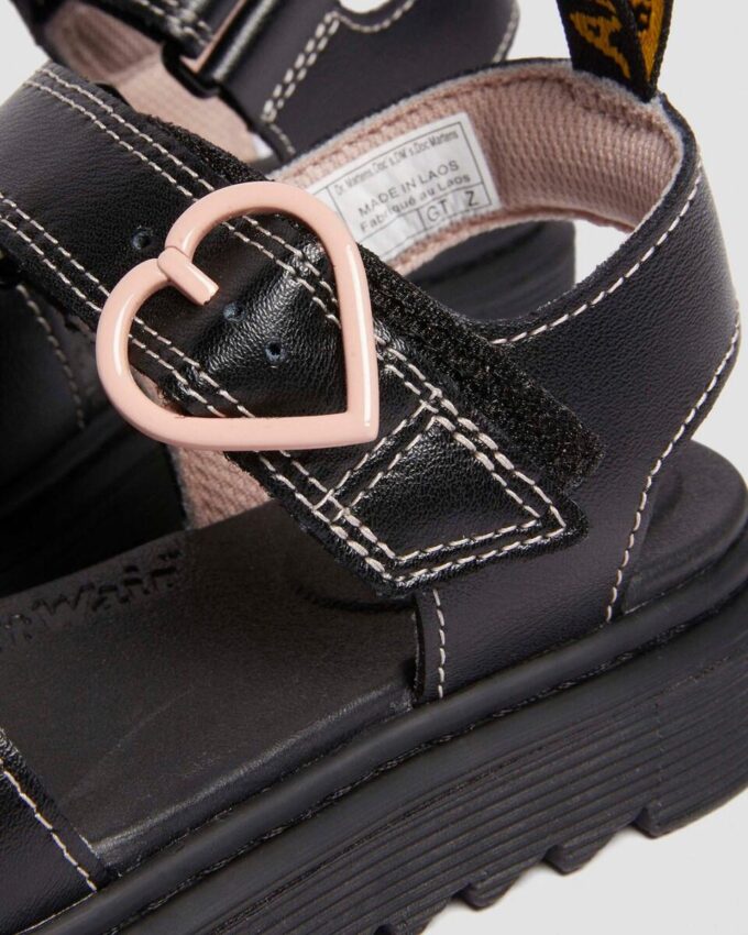 Junior Marlowe Hearts Leather Sandals Junior Marlowe Hearts Leather Sandals