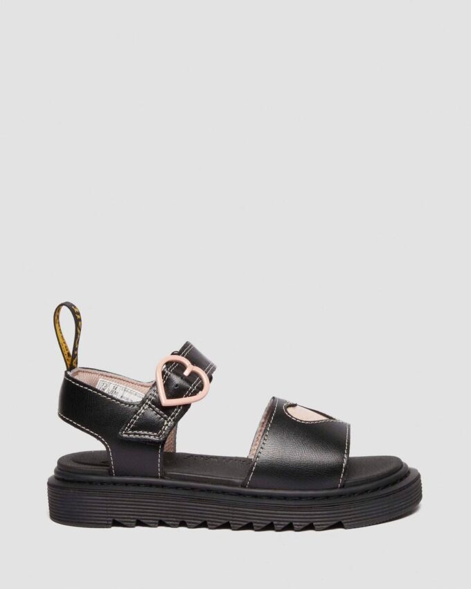 Junior Marlowe Hearts Leather Sandals Junior Marlowe Hearts Leather Sandals