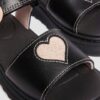 Junior Marlowe Hearts Leather Sandals Junior Marlowe Hearts Leather Sandals