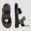 Junior Marlowe Hearts Leather Sandals Junior Marlowe Hearts Leather Sandals