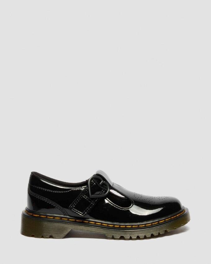 JUNIOR POLLEY II Heart Patent Leather Shoes JUNIOR POLLEY II Heart Patent Leather Shoes
