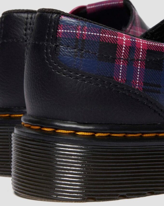 JUNIOR POLLEY II Pink Tartan Mary Jane Shoes JUNIOR POLLEY II Pink Tartan Mary Jane Shoes