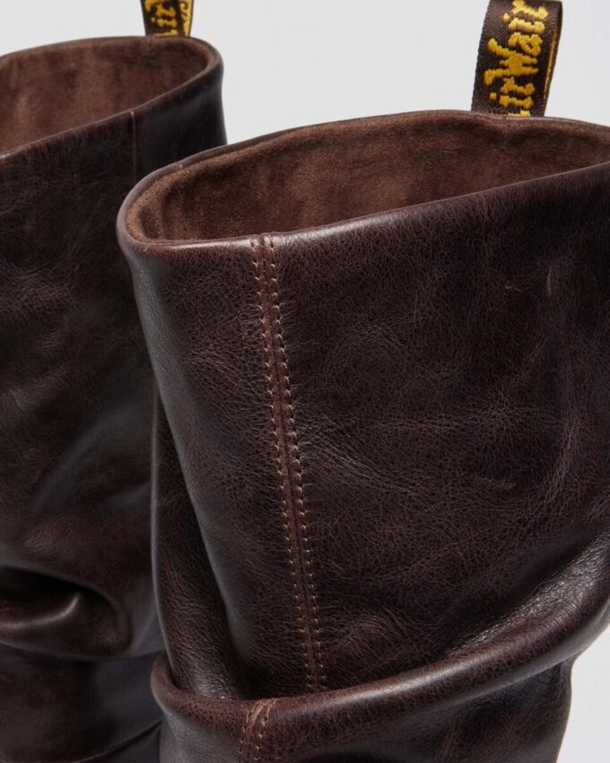 Kasey Kinsley Leather Knee High Heeled Boots Kasey Kinsley Leather Knee High Heeled Boots