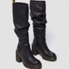 Kasey Virginia Leather Tall Heeled Boots Kasey Virginia Leather Tall Heeled Boots