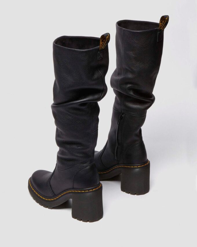 Kasey Virginia Leather Tall Heeled Boots Kasey Virginia Leather Tall Heeled Boots