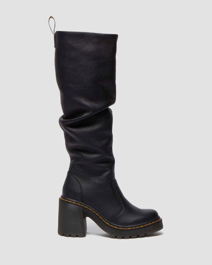 Kasey Virginia Leather Tall Heeled Boots Kasey Virginia Leather Tall Heeled Boots