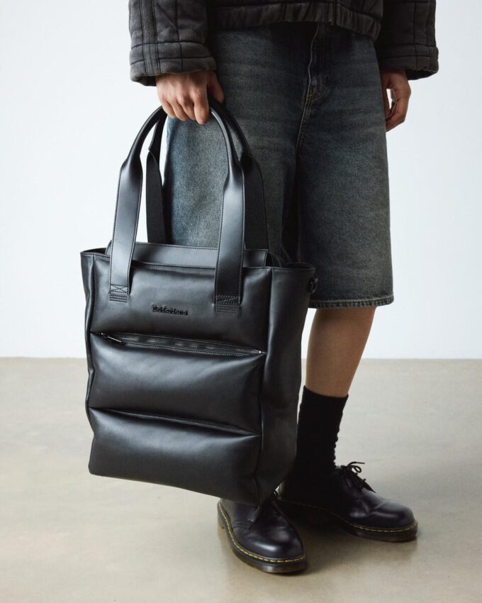 Leather Tote Padded Leather Bag Leather Tote Padded Leather Bag