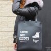 LOVE MY DOCS Leather Tote Bag LOVE MY DOCS Leather Tote Bag
