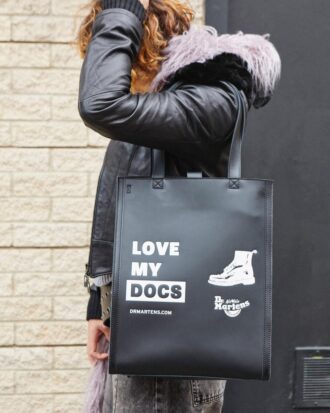 LOVE MY DOCS Leather Tote Bag