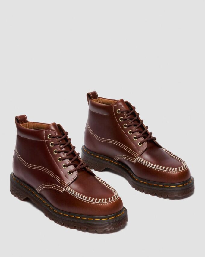 LOWELL CHUKKA Moc Toe Leather Ankle Boots LOWELL CHUKKA Moc Toe Leather Ankle Boots