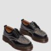 Lowell Leather & Jacquard Lace Up Moc Toe Shoes Lowell Leather & Jacquard Lace Up Moc Toe Shoes