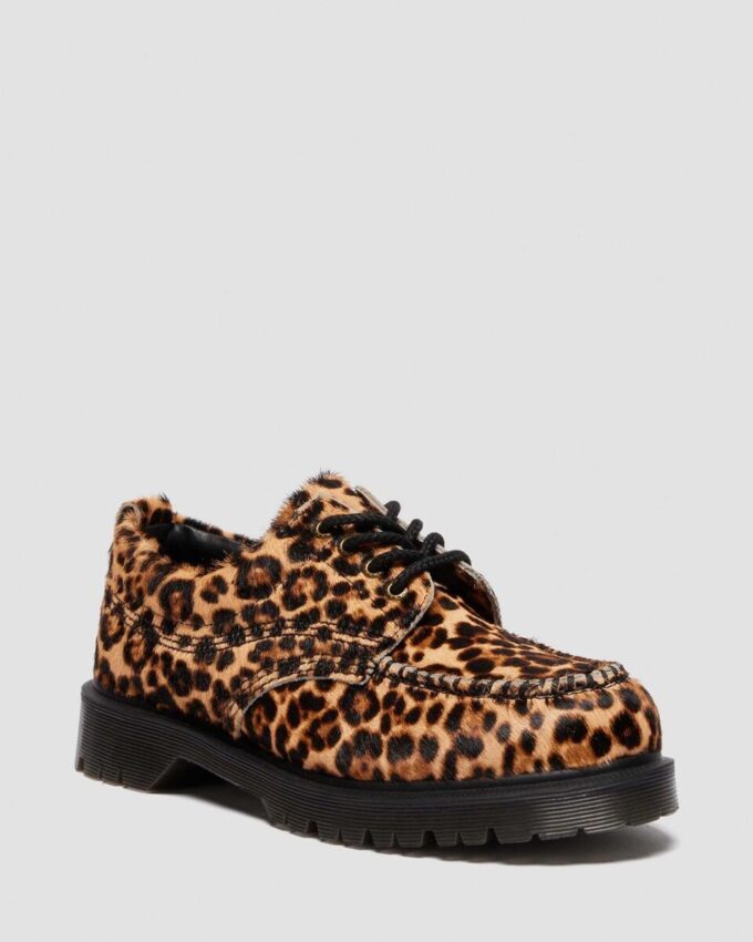 LOWELL Leopard Print Moc Toe Shoes LOWELL Leopard Print Moc Toe Shoes