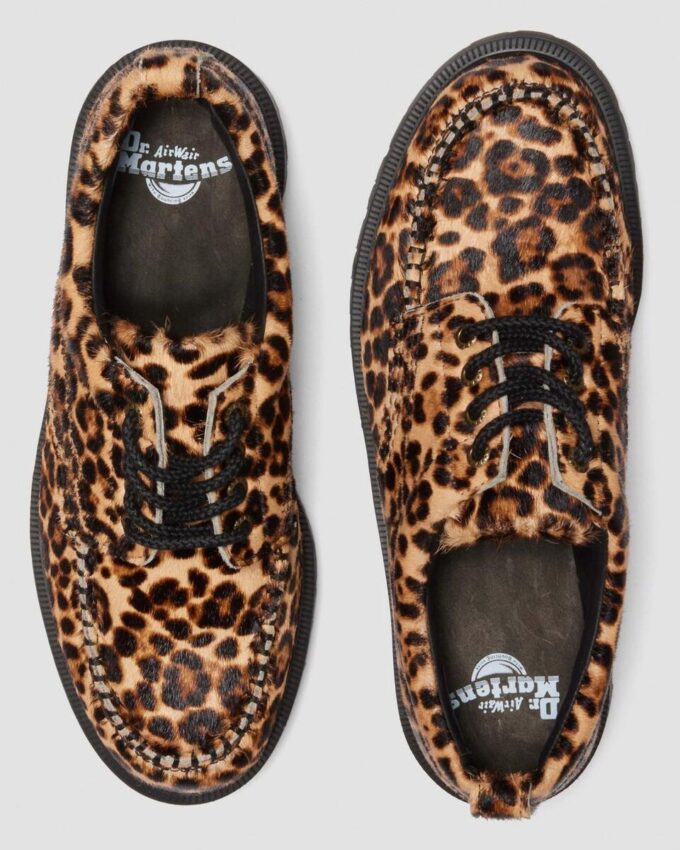 LOWELL Leopard Print Moc Toe Shoes LOWELL Leopard Print Moc Toe Shoes