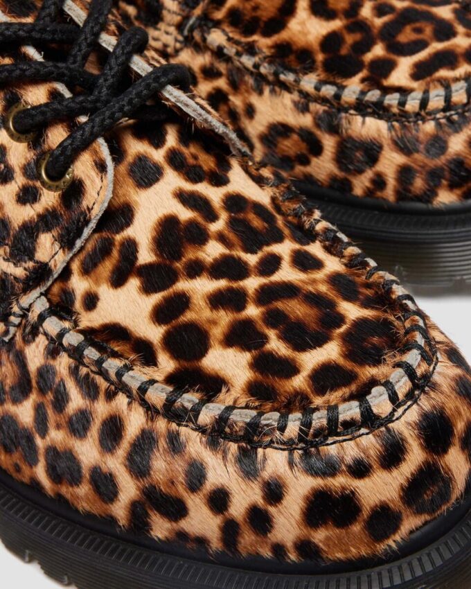 LOWELL Leopard Print Moc Toe Shoes LOWELL Leopard Print Moc Toe Shoes