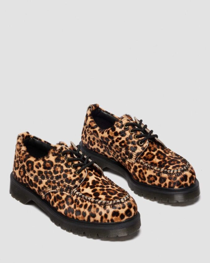 LOWELL Leopard Print Moc Toe Shoes LOWELL Leopard Print Moc Toe Shoes