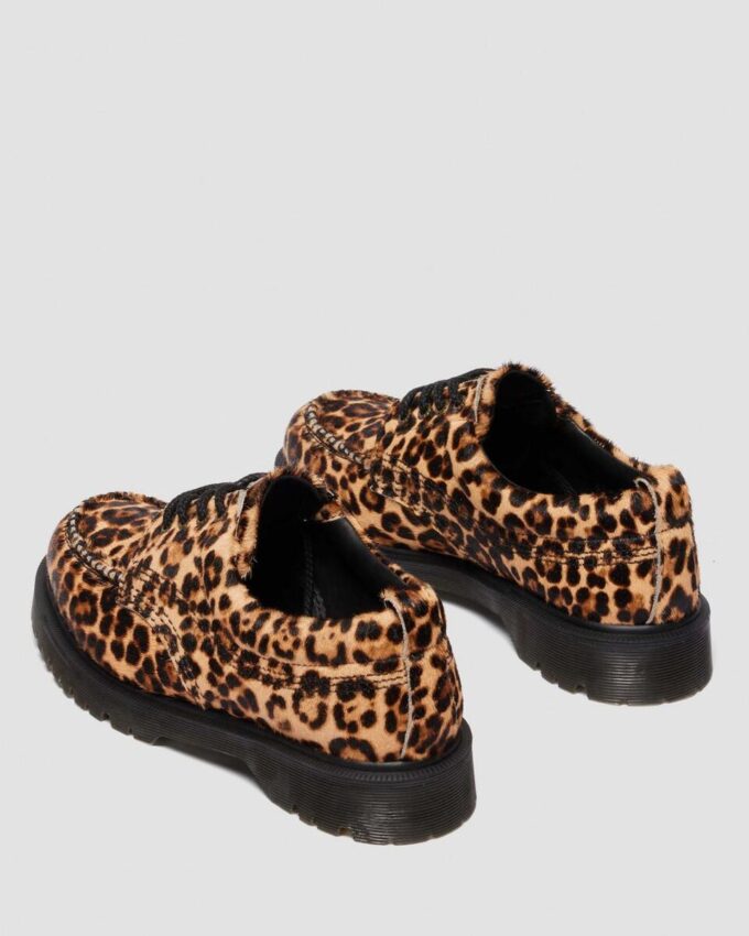 LOWELL Leopard Print Moc Toe Shoes LOWELL Leopard Print Moc Toe Shoes