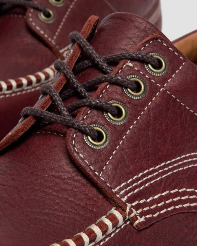 Lowell Wild Grain Leather Lace Up Moc Toe Shoes Lowell Wild Grain Leather Lace Up Moc Toe Shoes