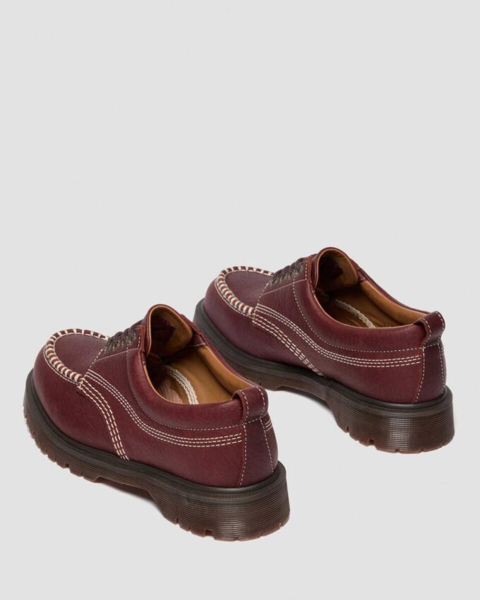 Lowell Wild Grain Leather Lace Up Moc Toe Shoes Lowell Wild Grain Leather Lace Up Moc Toe Shoes