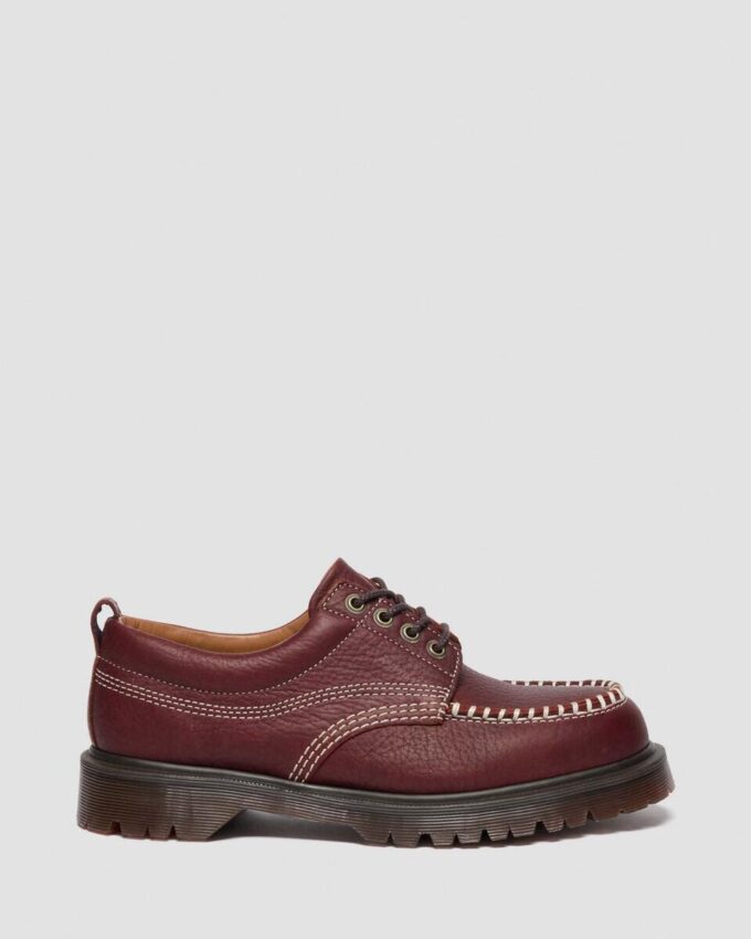 Lowell Wild Grain Leather Lace Up Moc Toe Shoes Lowell Wild Grain Leather Lace Up Moc Toe Shoes