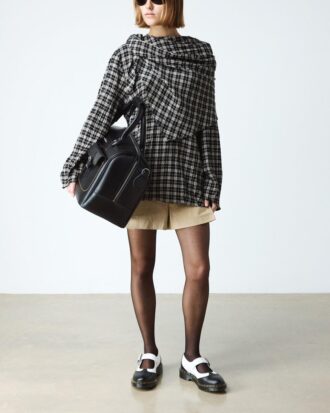 MARY JANE Monochrome Leather Shoes