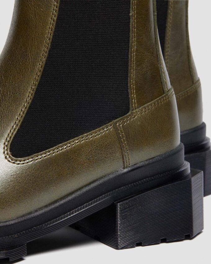 MAYBOLE CHELSEA Square Toe Leather Boots MAYBOLE CHELSEA Square Toe Leather Boots