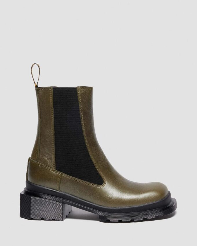 MAYBOLE CHELSEA Square Toe Leather Boots MAYBOLE CHELSEA Square Toe Leather Boots