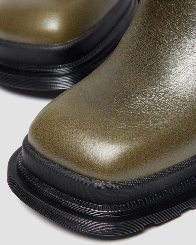 MAYBOLE CHELSEA Square Toe Leather Boots MAYBOLE CHELSEA Square Toe Leather Boots