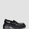 MAYBOLE LOAFER Square Toe Ruched Leather Loafers MAYBOLE LOAFER Square Toe Ruched Leather Loafers