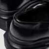 MAYBOLE LOAFER Square Toe Ruched Leather Loafers MAYBOLE LOAFER Square Toe Ruched Leather Loafers