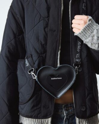 Mini Heart Kiev & Patent Leather Bag