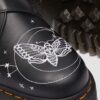 MONK CELESTIAL MOTH Leather Platform Shoes MONK CELESTIAL MOTH Leather Platform Shoes