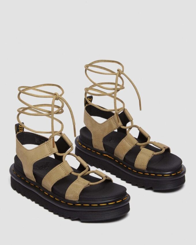 Nartilla Tumbled Nubuck Leather Gladiator Sandals Nartilla Tumbled Nubuck Leather Gladiator Sandals