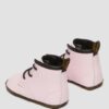 Newborn 1460 Auburn Leather Booties Newborn 1460 Auburn Leather Booties