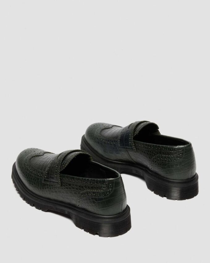 PENTON BROGUE Emboss Leather Loafers PENTON BROGUE Emboss Leather Loafers