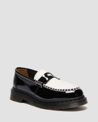 Penton Heart Two-Tone Arcadia Rub Off Leather Loafers