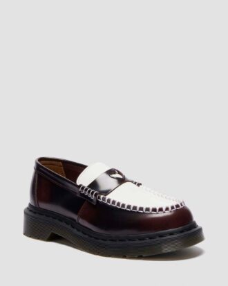 Penton Heart Two Tone Arcadia Rub Off Leather Loafers