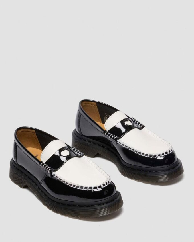 Penton Heart Two-Tone Arcadia Rub Off Leather Loafers Penton Heart Two-Tone Arcadia Rub Off Leather Loafers