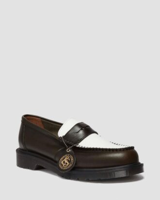 Penton Made In England Two-Tone Leather Loafers