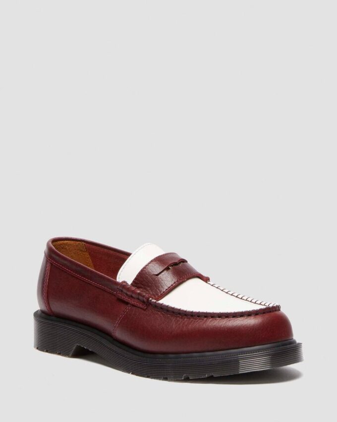 Penton Made In England Two-Tone Leather Loafers Penton Made In England Two-Tone Leather Loafers